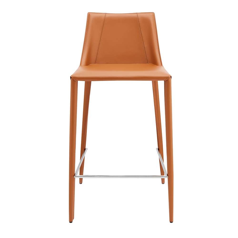 Euro Style - Kalle Counter Stool in Cognac - 30916-COG-MP1 veiw 1