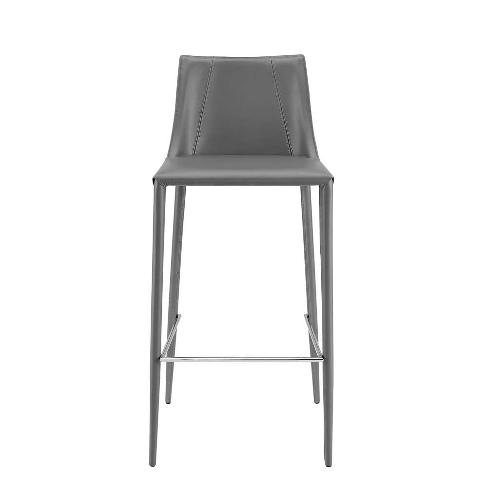 Euro Style - Kalle Bar Stool in Gray - 30918-GRY-MP1 veiw 1