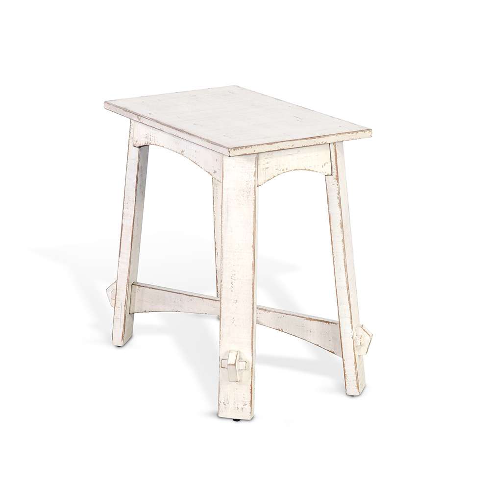 Sunny Designs - Marina -  White Sand Chair Side Table - 3172WS-CS veiw 1