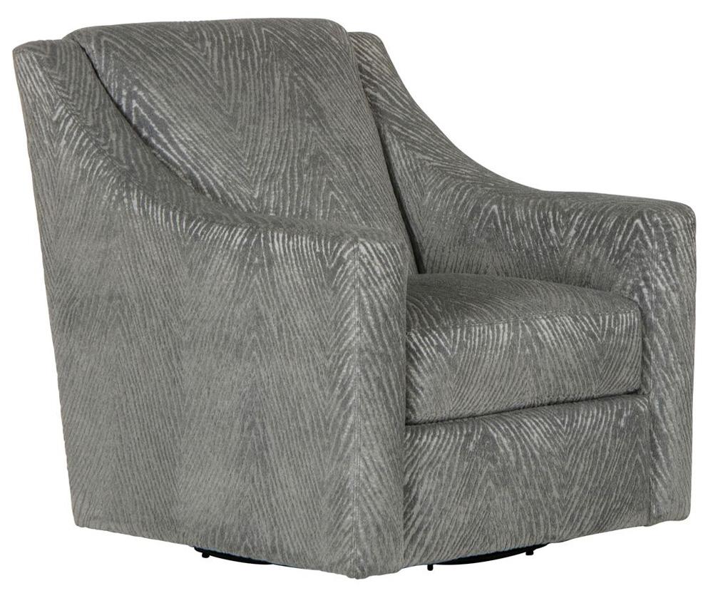 Jackson Furniture - Lamar Swivel Chair in Shark - 4098-21/2268-28 veiw 1