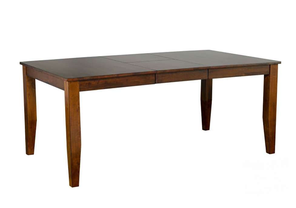 A-America - Mason 54in - 72in Rectangular Leg Table with (1) 18in Butterfly Leaf - MASMA6320 veiw 1
