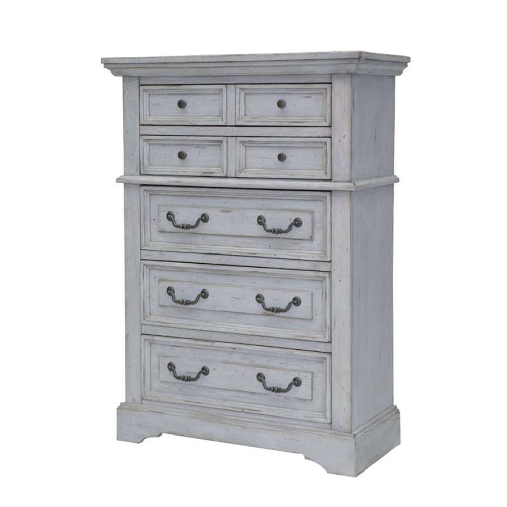 American Woodcrafters - Stonebrook Chest - Light Distressed Antique Gray - 7820-150 veiw 1