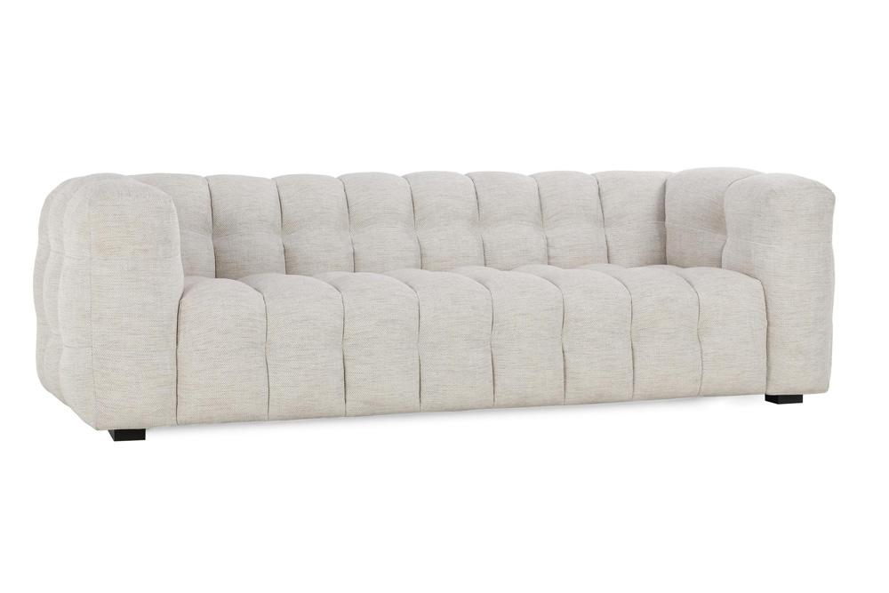 Classic Home - Walter 94in Tufted Fabric Beige Sofa - 53051635 veiw 1
