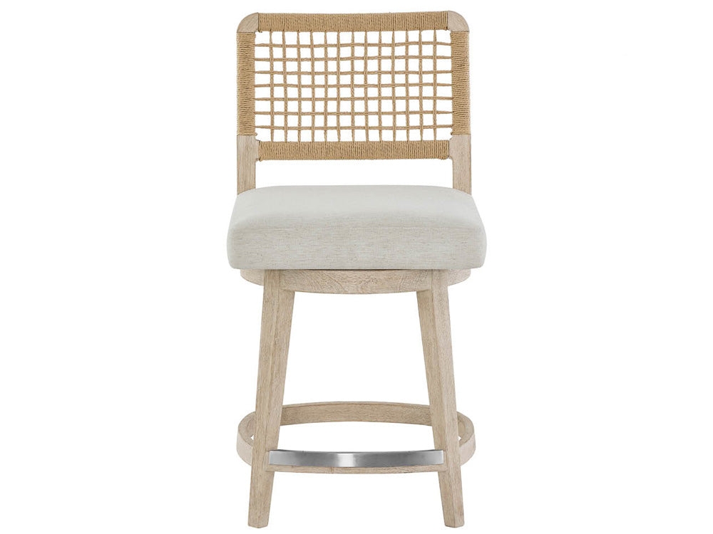 Coastal Living - Dockside Swivel Counter Stool - Dockside Natural Tan Oak - U533604 view 1