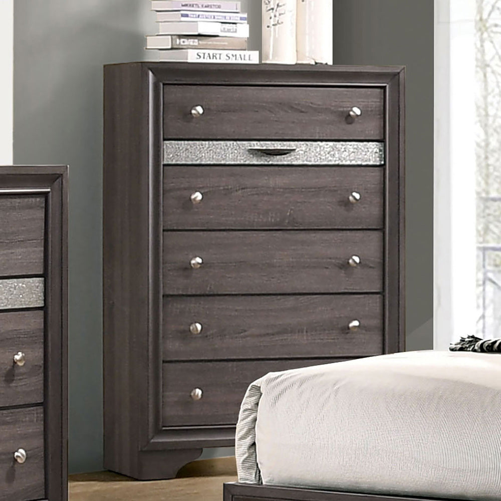 Furniture of America - Chrissy Chest in Gray - CM7552GY-C View 1