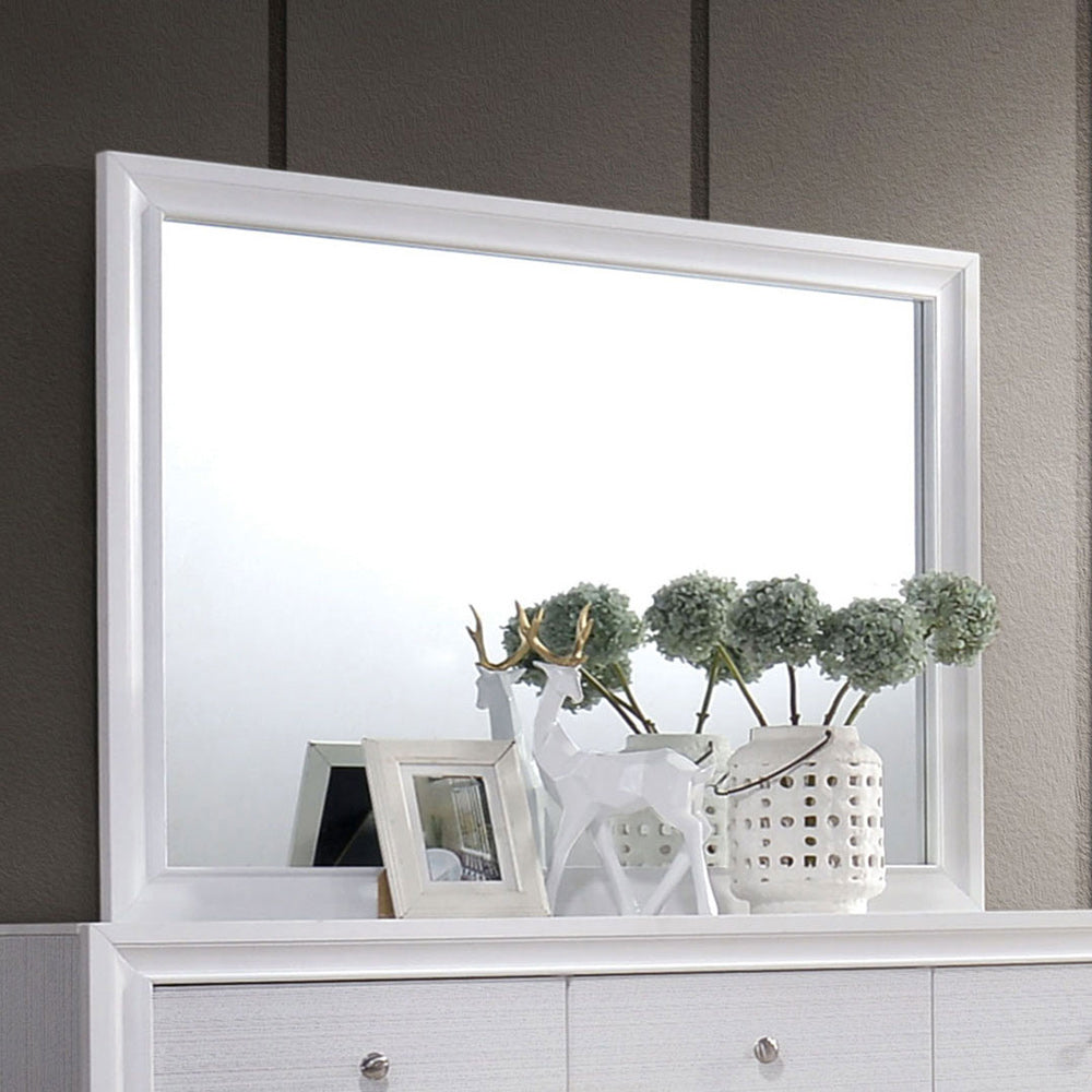 Furniture of America - Chrissy Mirror in White - CM7552M View 1