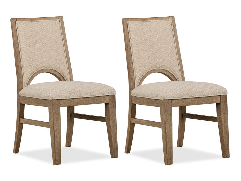 Henry & Mason  -  Drayton Swiss Coffee Upholstered Side Chair (Set of 2)  - AFA01307 view 1