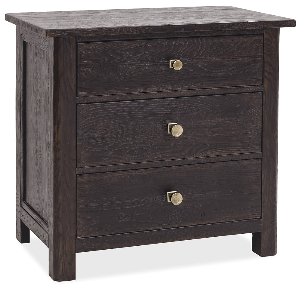 Hooker Furniture - Driftwood Three-Drawer Nightstand - Blacks - 6820-90116-99 view 1