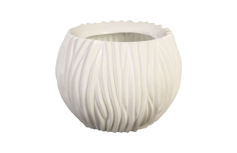 Phillips Collection - Alon Planter, Gel Coat White - PH95099 veiw 1