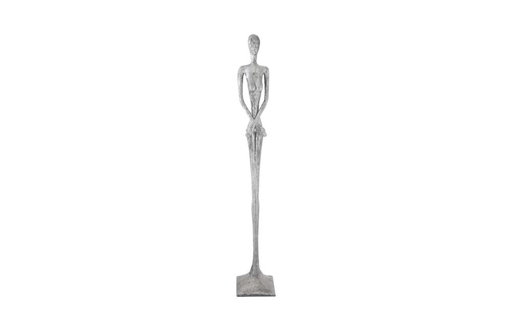 Phillips Collection - Lottie Sculpture, Resin, Liquid Silver - PH95577 veiw 1