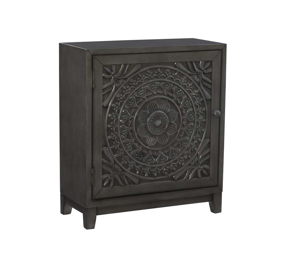 Powell Company - Grace Accent Cabinet Dark Grey - D1352A20G veiw 1