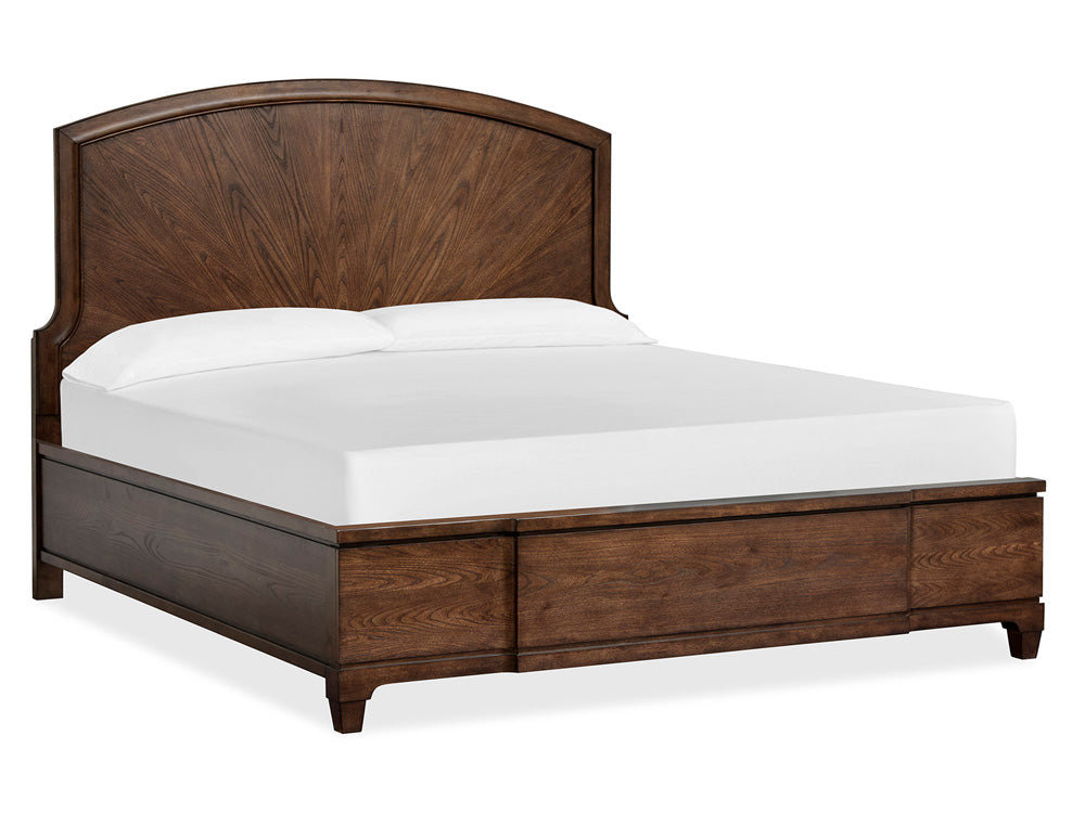 Salt Life Home - Sugar Mill Spiced Rum Queen Panel Bed - B5832-54 view 1