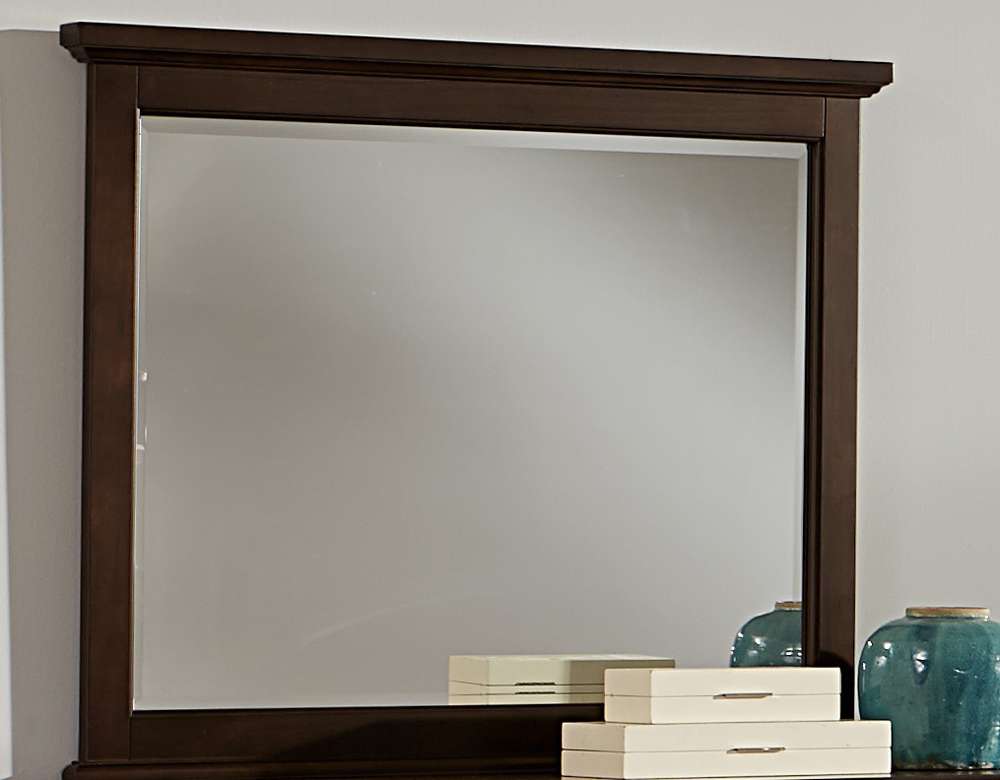 Vaughan Bassett - Bonanza Landscape Mirror in Merlot - BB27-446 veiw 1