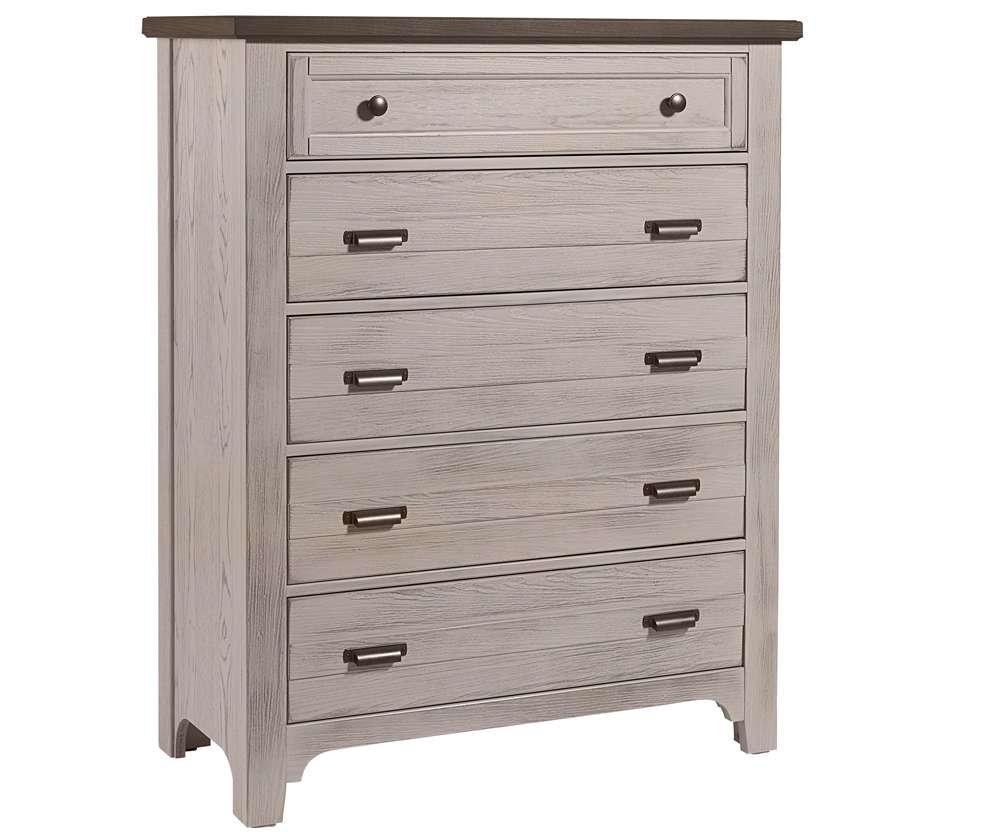 Vaughan Bassett - Bungalow Chest with 5 Drawers in Dover Grey/Folkstone - 741-115 veiw 1